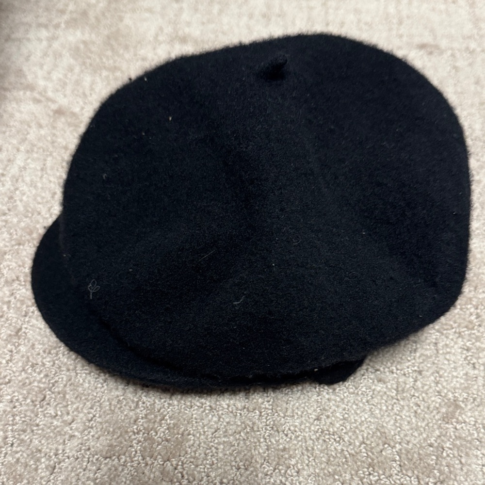 Banana Republic Black Wool Beret